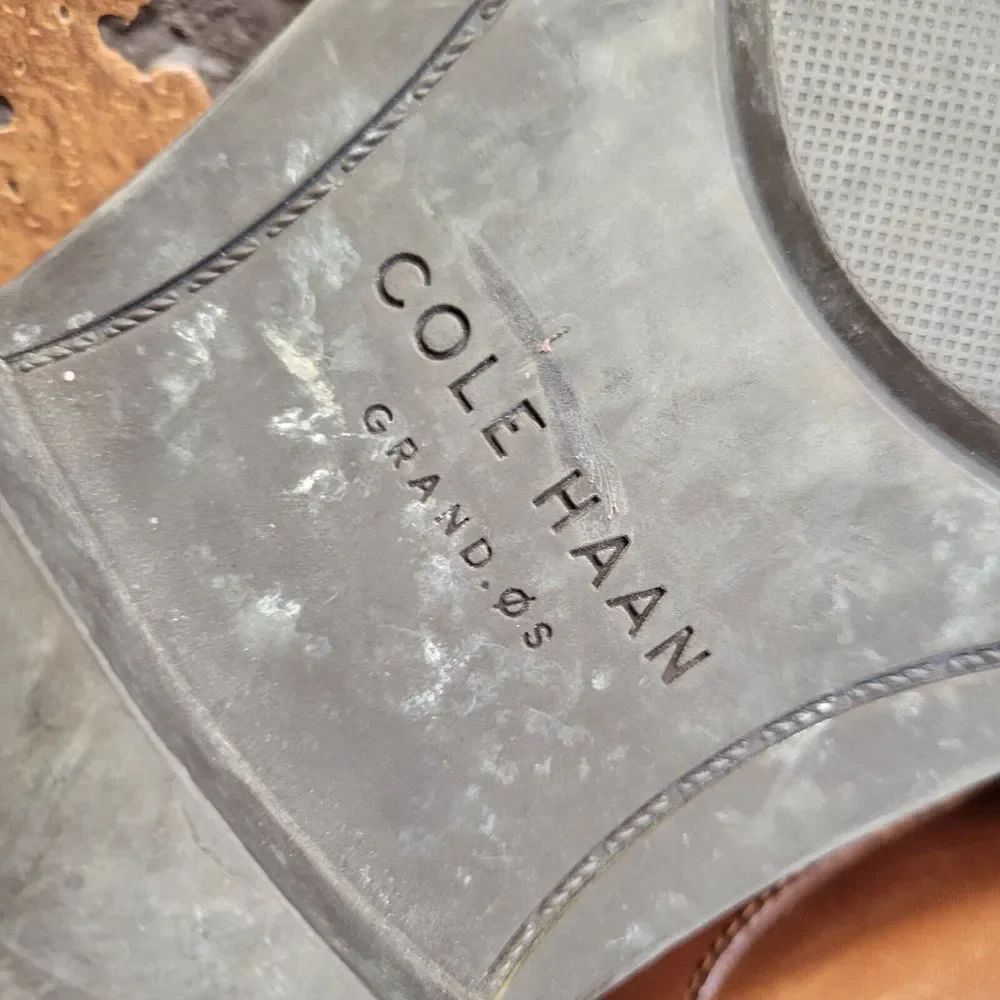 Cole Haan Grand‎ Os Lace Up Oxford Size 13 M Brown Leather FT C27033 H 18